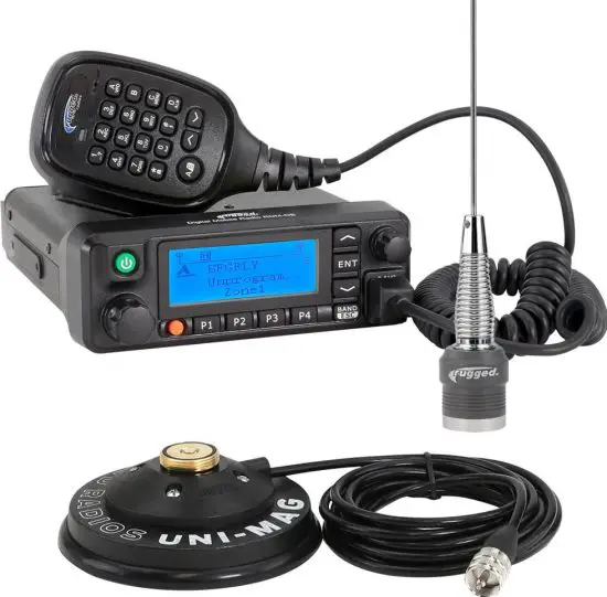 rugged radios RDM-DB Digital Business Band Mobile Radio with Antenna