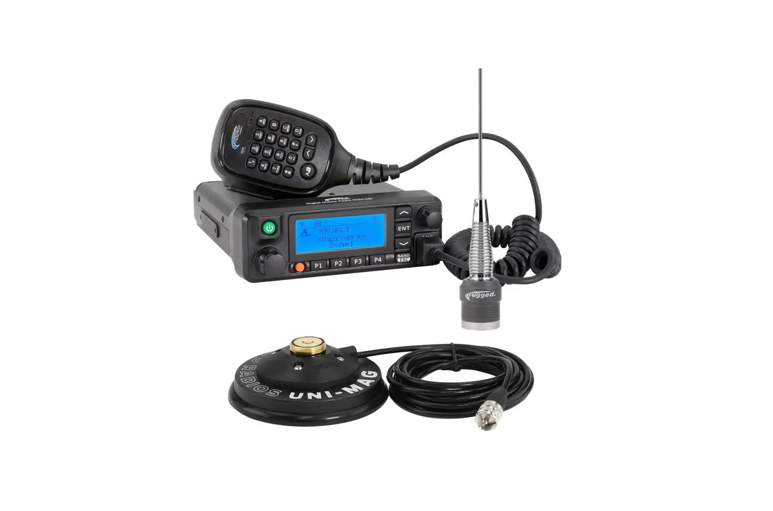 Rugged Radios Rdm-db Digital Business Band Mobile Radio With Antenna Instruction Manual