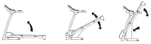 9126 Treadmill inSPORTline inCondi T60i - FOLDING & UNFOLDING