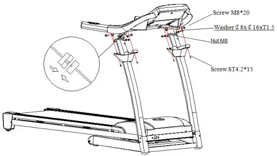 9126 Treadmill inSPORTline inCondi T60i - Step 2