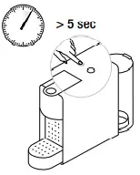 Nespresso Essenza Mini Instruction Manual Energy saving mode