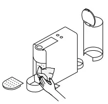 Nespresso Essenza Mini Instruction Manual Dry with a fresh and clean towel