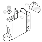 Nespresso Essenza Mini Instruction Manual Programming the Water Volume