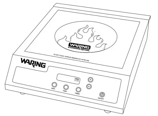 WARING COMMERCIAL WIH400 Commercial Induction Range