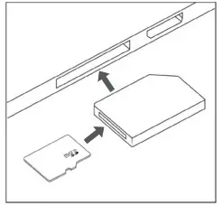 REXING V1 4K Ultra HD Car Dash Camera - SD card adapter,