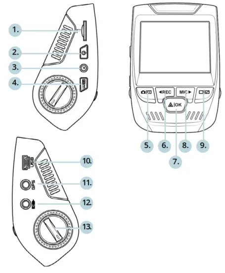 REXING V1 Dash Camera - Camera