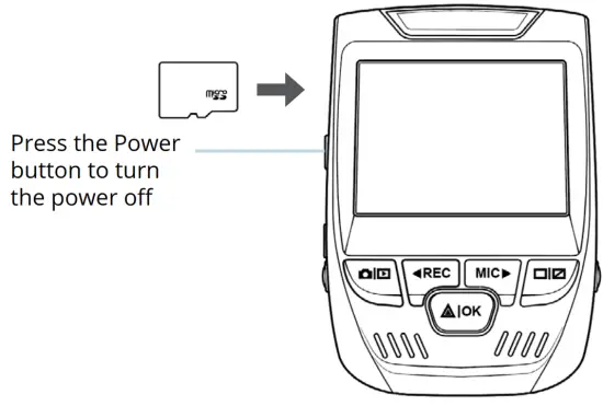 REXING V1 Dash Camera - Power