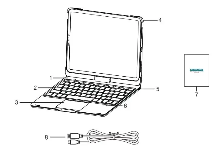 Dong Guan Bluefinger Electronics F180AT Wireless Keyboard Instructions - Product introduction