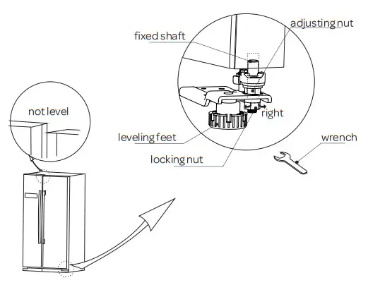 INVENTUM AS010 American Fridge Freezer - DOOR HEIGHT