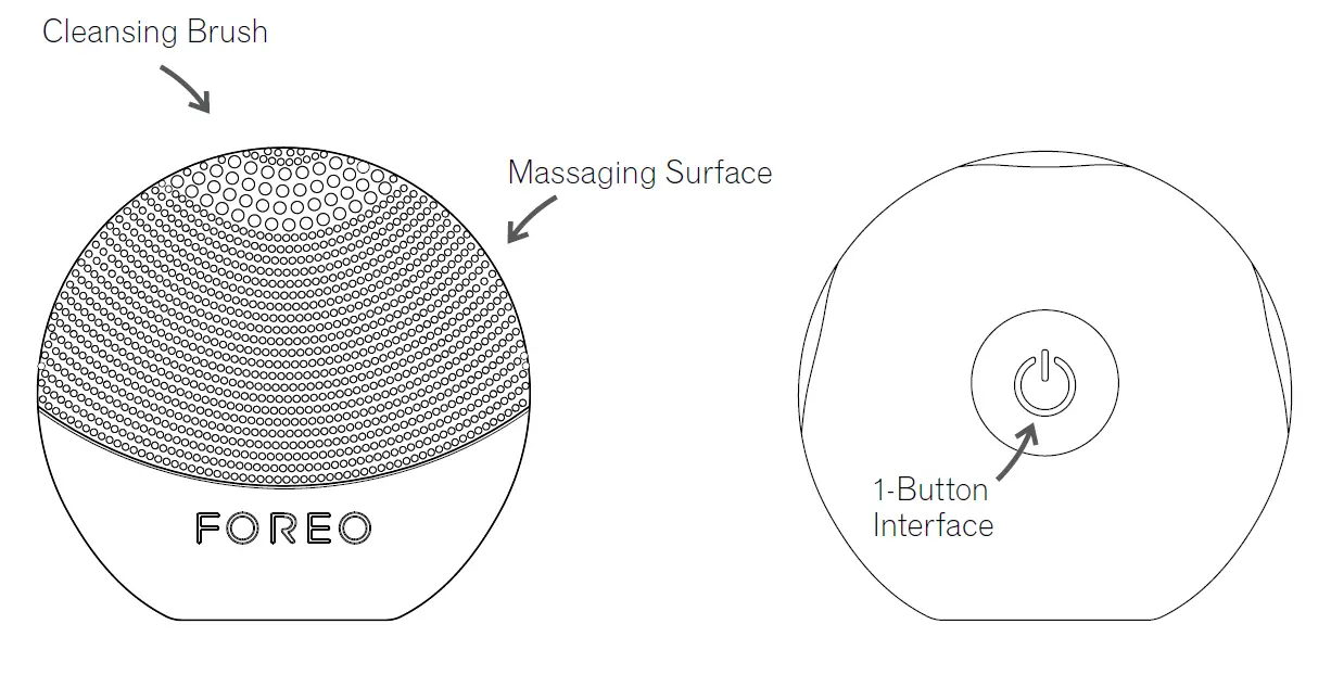 FOREO F0806 LUNA Play T-Sonic Cleansing and Relaxing Facial Massage fig1