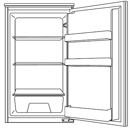 Cloudfront Tl-16bi Larder Refrigerator User Manual