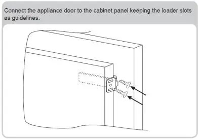 FIG 20 COUPLING OF THE PANELS OF THE BUILT-IN COLUMN OF THE APPLIANCE DOORS.jpg