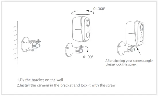MEARI Snap 16S 1080P WiFi Outdoor Battery Wireless Camera mode 2