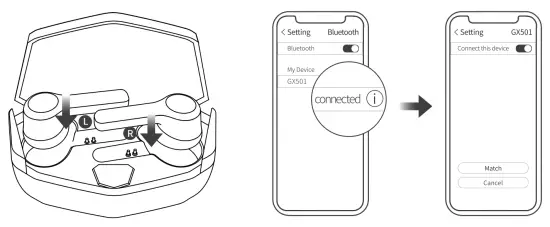 SOMIC GX501 TWS Earphones - start