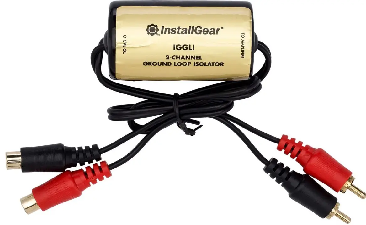 InstallGear-Ground-Loop-Noise-Isolator,-Amplifier-Noise-Filter-image