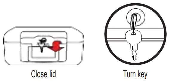 Master Lock LCFW30100 Fireproof Security Safe 3