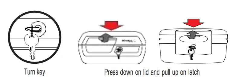 Master Lock LCFW30100 Fireproof Security Safe 5