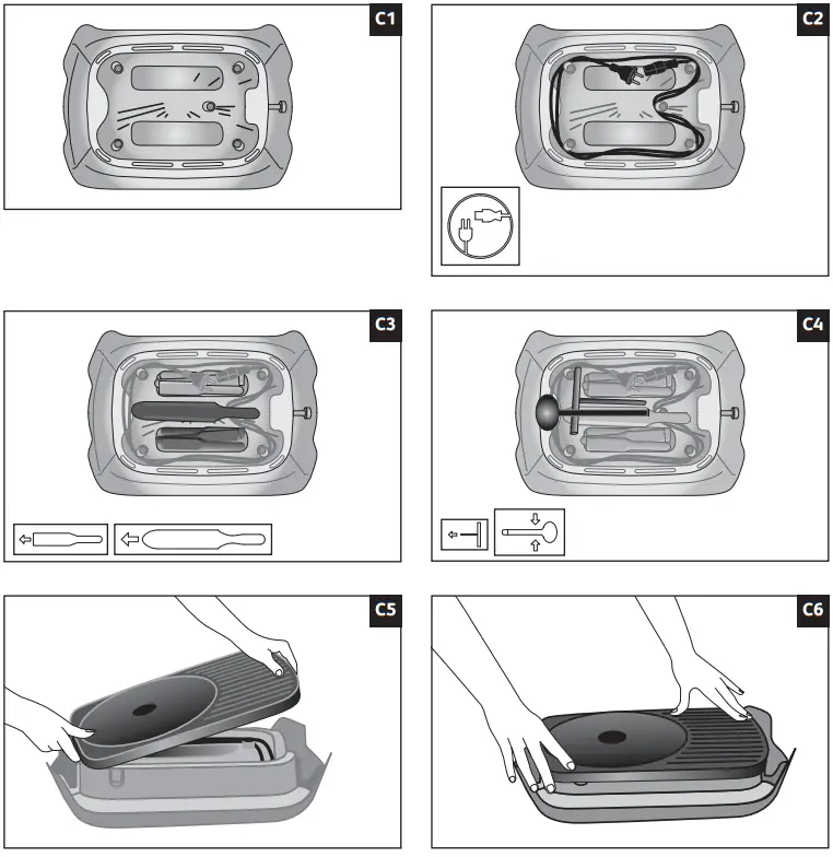 Tefal PY559901 CREP'PARTY 6 NEO COLORMANIA - fig 1