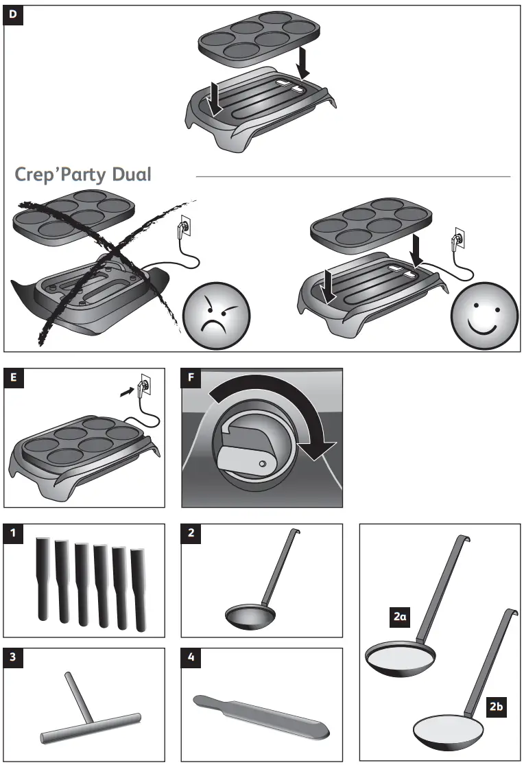 Tefal PY559901 CREP'PARTY 6 NEO COLORMANIA - fig
