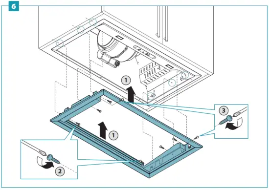 falmec FISAB22B3SS Sabina Potenza 22m Inch Scotch Brite Stainless Steel Insert Range Hood - 11
