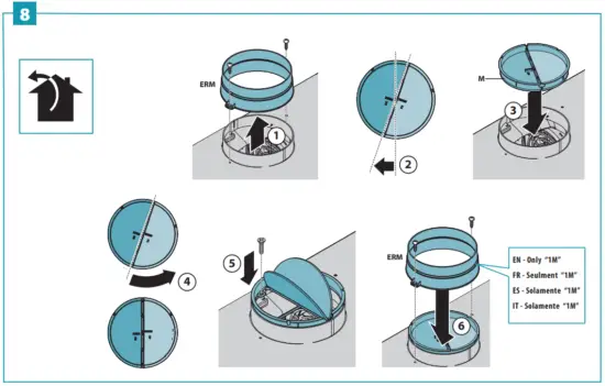 falmec FISAB22B3SS Sabina Potenza 22m Inch Scotch Brite Stainless Steel Insert Range Hood - 13