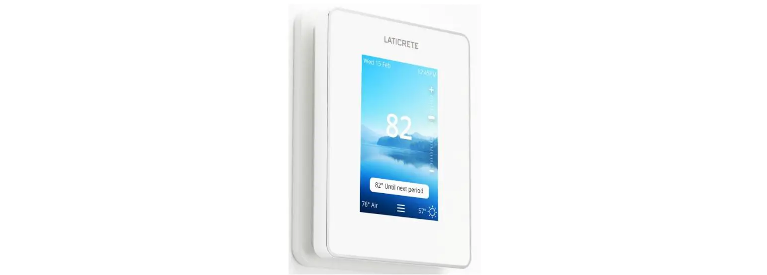 Laticrete Strata Heat Smart Lcd Thermostat Instruction Manual