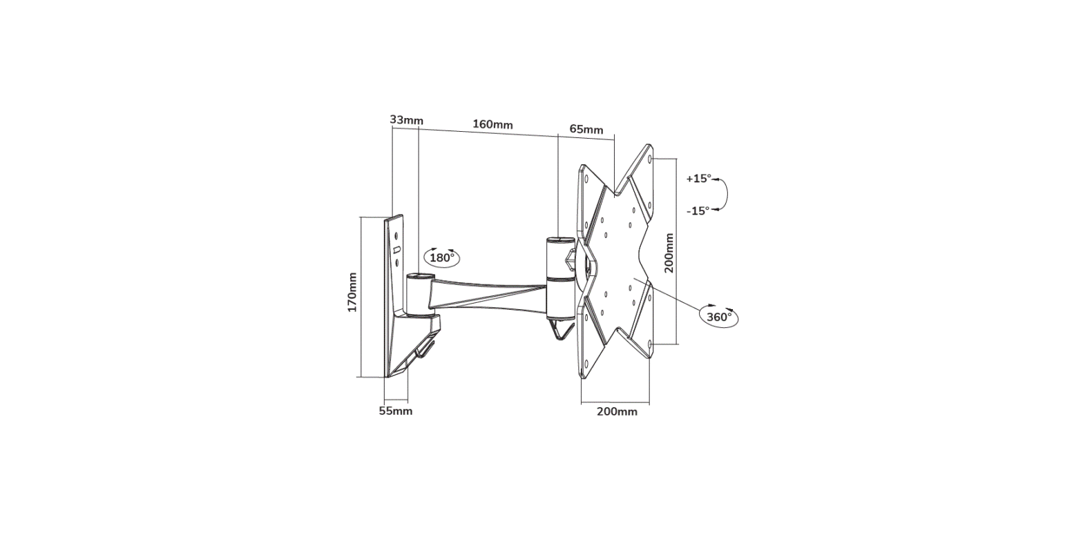 Neomounts Fpma-w825 Tv Wall Mount Instruction Manual