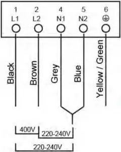 Power supply connection method 2