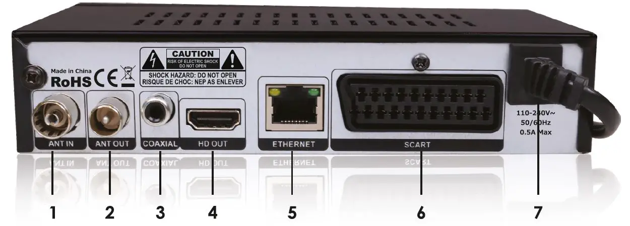 SONORA DVB-T2-265-HD Digital Terrestrial Receiver 6