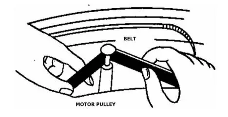 Audizio RP310 Record Player HQ Black - Drive Belt Assembly