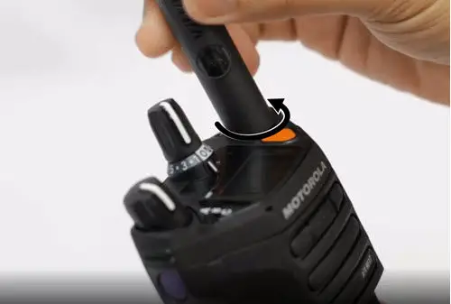 Motorola P25 Mobile Two Way Radio - Removing the Antenna