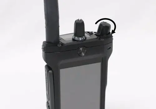 Motorola P25 Mobile Two Way Radio - Turning On the Radio
