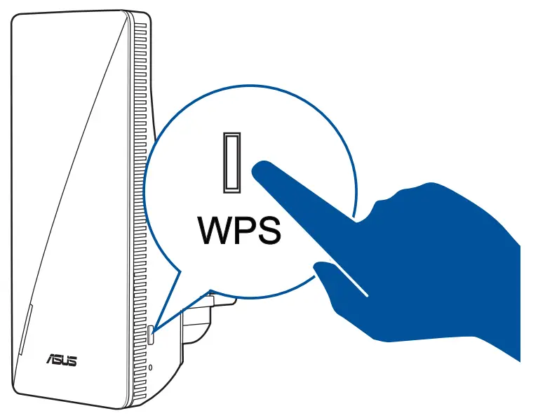 ASUS RP AX56 Dual-Band Wireless Repeater - wps button 2