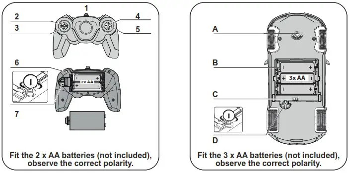 JAMARA 405032 Ferrari 458 Speciale A Deluxe Car - Components Transmetter