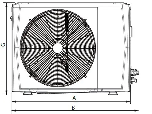 systemair 318181 SYSVRF 120 Air Evo C HP Q Outdoor unit Mini VRF Heat Pump 9