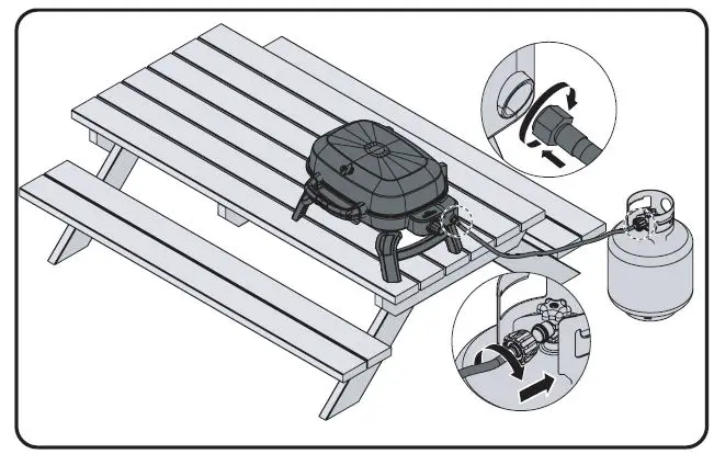NAPOLEON TQ240 Portable Gas Barbecue 5