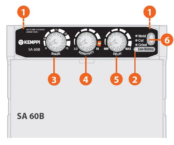 KEMPPI Beta e90P SH Welding Mask with a Passive Welding Filter 1