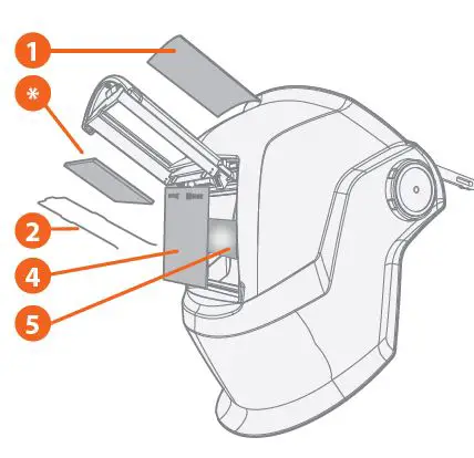 KEMPPI Beta e90P SH Welding Mask with a Passive Welding Filter 3