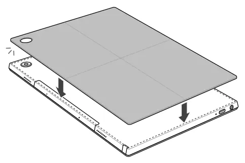 ASUS PAD B3000DQ1 ExpertBook B3 Detachable Laptop - Attach the kickstand