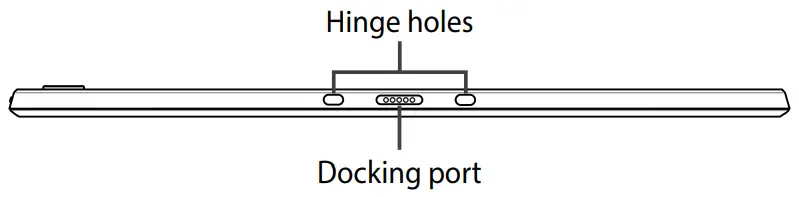 ASUS PAD B3000DQ1 ExpertBook B3 Detachable Laptop - Bottom View