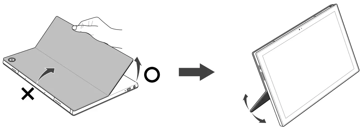 ASUS PAD B3000DQ1 ExpertBook B3 Detachable Laptop - Landscape view