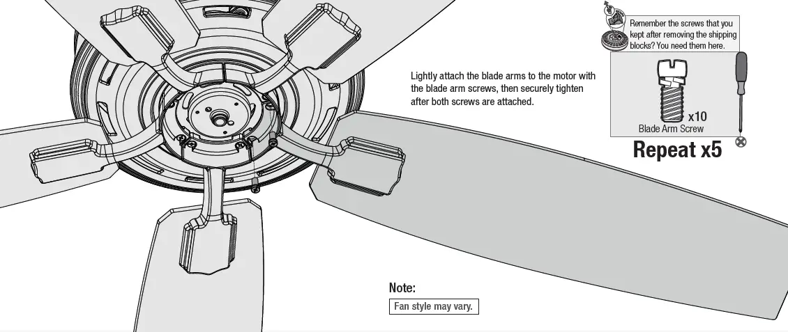 Hunter 51593 Crown Canyon II Ceiling Fan fig 15