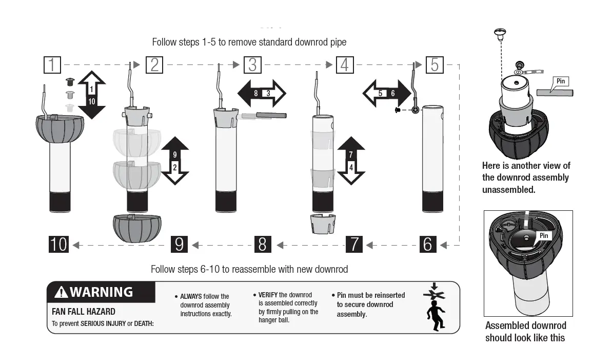 Hunter 51593 Crown Canyon II Ceiling Fan fig 22
