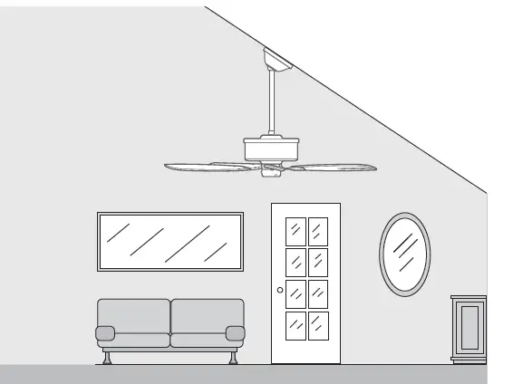 Hunter 51593 Crown Canyon II Ceiling Fan fig 6