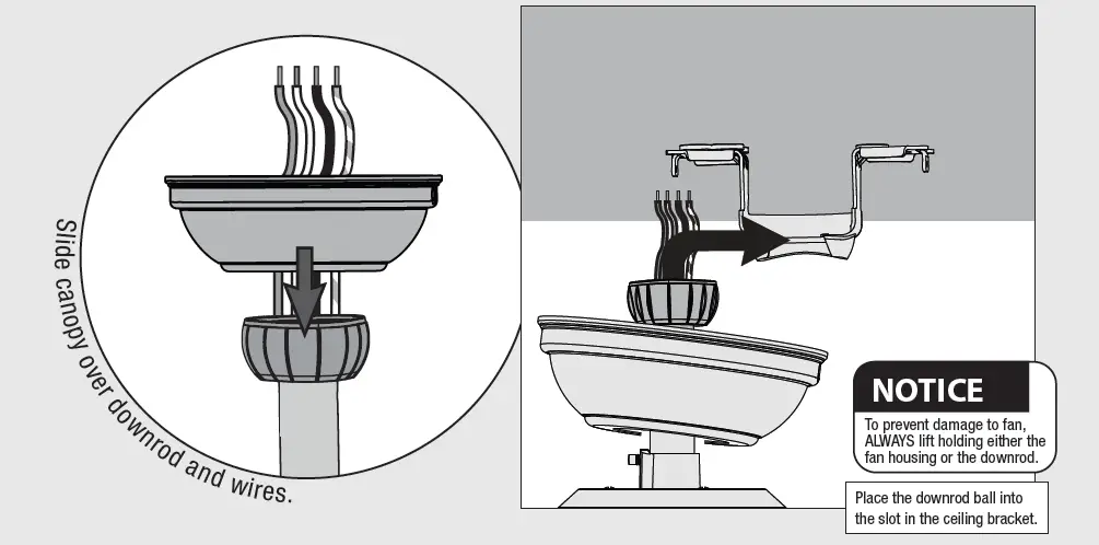 Hunter 51593 Crown Canyon II Ceiling Fan fig 9