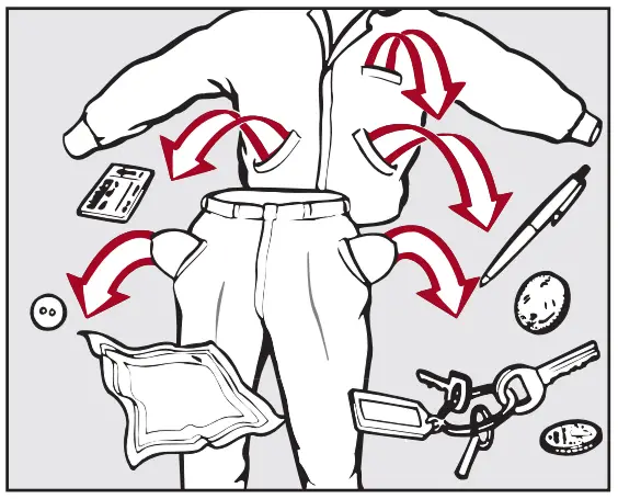 Preparing the laundry