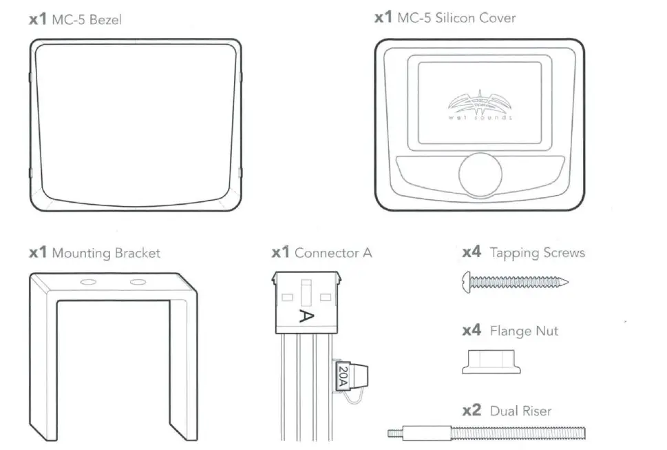 JBL WS-MC-5 3-Inch Gauge Style AM and FM Stereo with 2.7-Inch LCD Display fig (3)