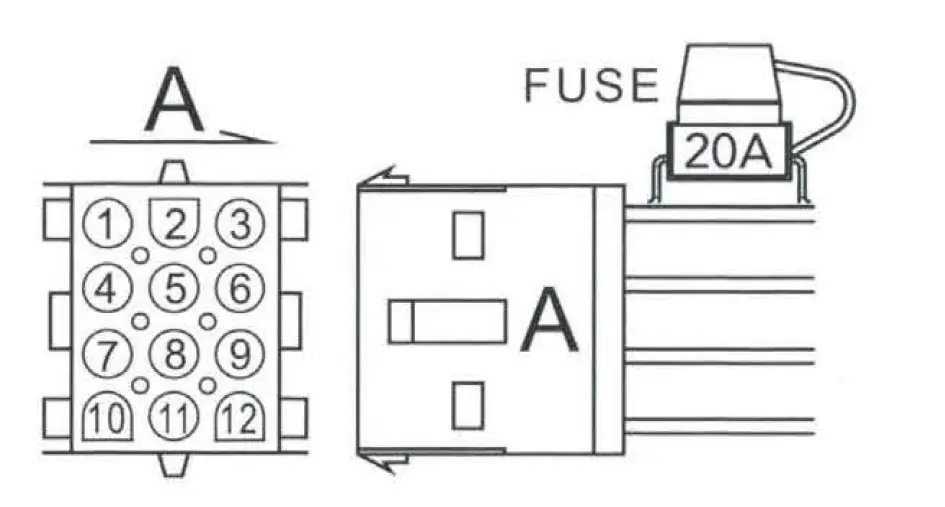 JBL WS-MC-5 3-Inch Gauge Style AM and FM Stereo with 2.7-Inch LCD Display fig (5)