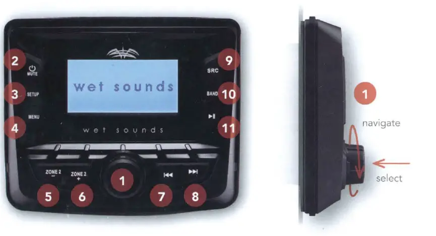 JBL WS-MC-5 3-Inch Gauge Style AM and FM Stereo with 2.7-Inch LCD Display fig (6)