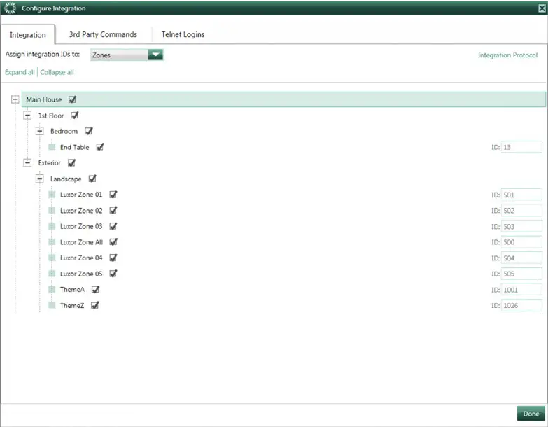 LUXOR Lutron Homeworks QS Software - Link Assignments 2